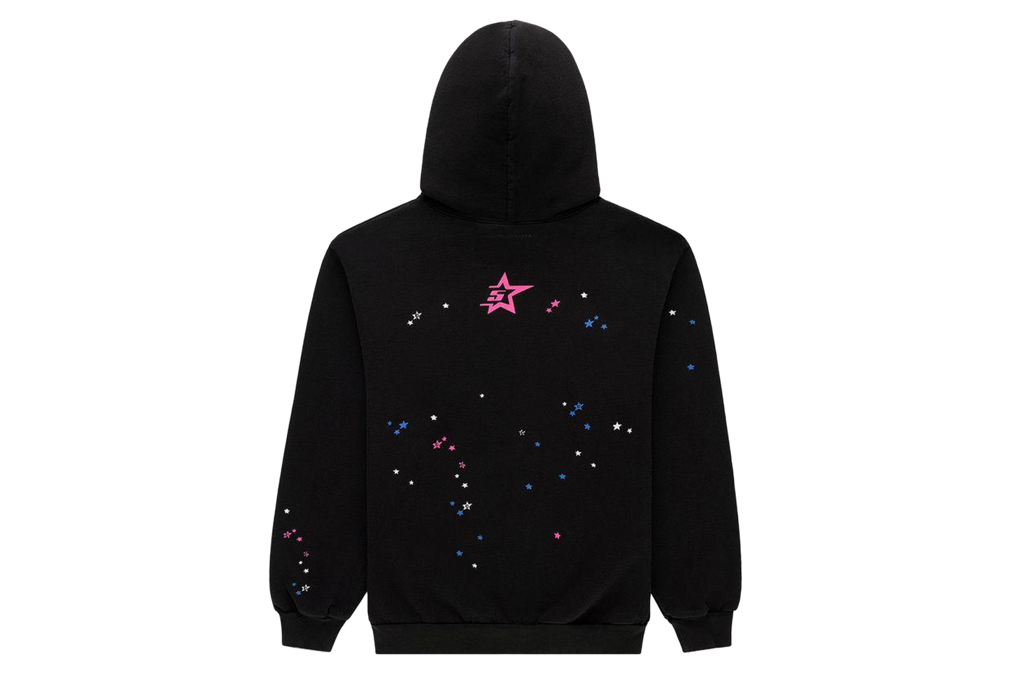 Pink 2v Hoodie Black